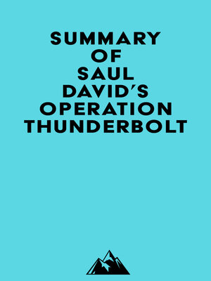 cover image of Summary of Saul David's Operation Thunderbolt